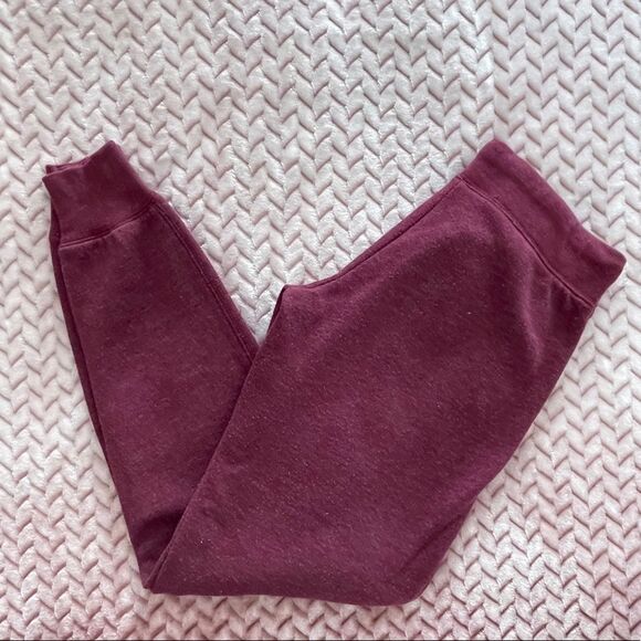 Aeropostale Burgundy Tropical A87 Jogger Sweatpants Womens Size XS - Picture 7 of 8